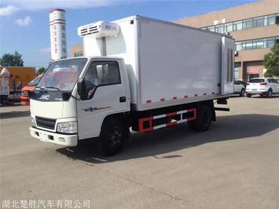 江铃顺达国六箱式冷藏运输车 鸡苗与冷冻运输的理想选择